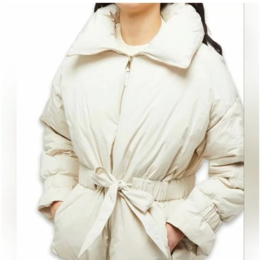 Ted Baker Alexii Belted Puffer WinterJacket  off White  Ted Baker London